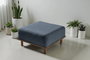 Atelier Del Sofa Puff Texturizado Coco Azul